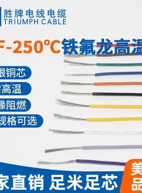 胜牌AF250电器内部线0.35MM 19/0.15SPC FEP氟塑镀银高温线