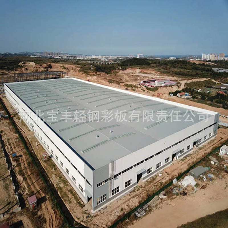 出口南非Q235钢结构仓库 防雨设计 快速安装钢结构建筑设计搭建