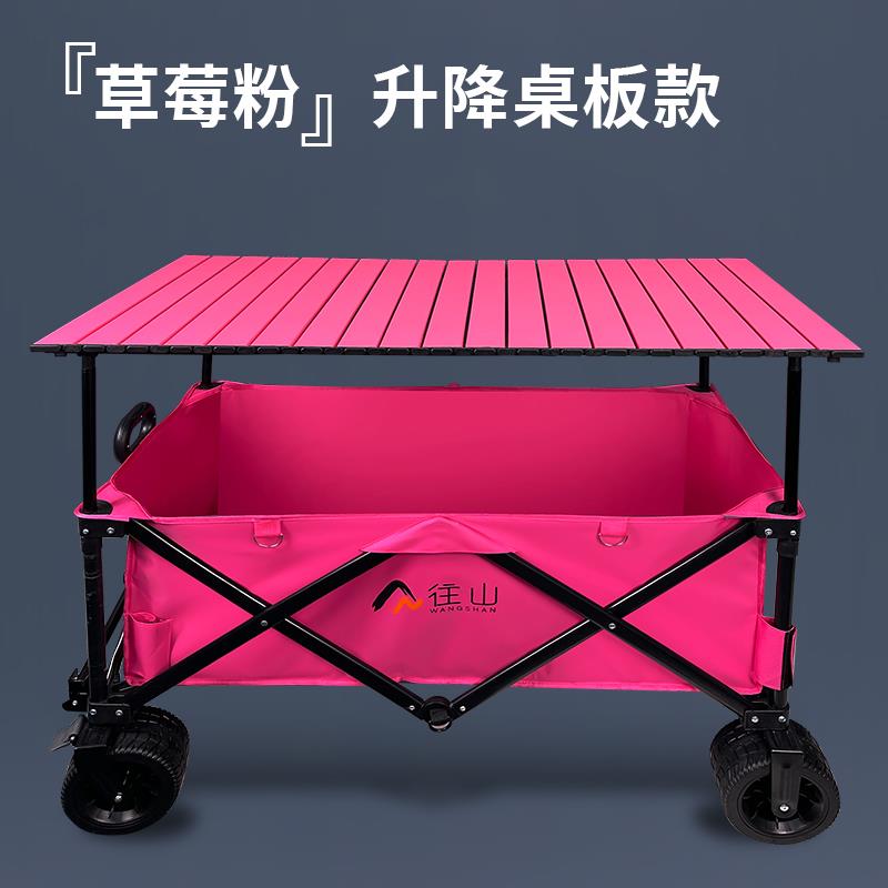 夜市摆摊车脆皮烤肠小推车手推餐车露营野餐车寿司三明治摆摊车