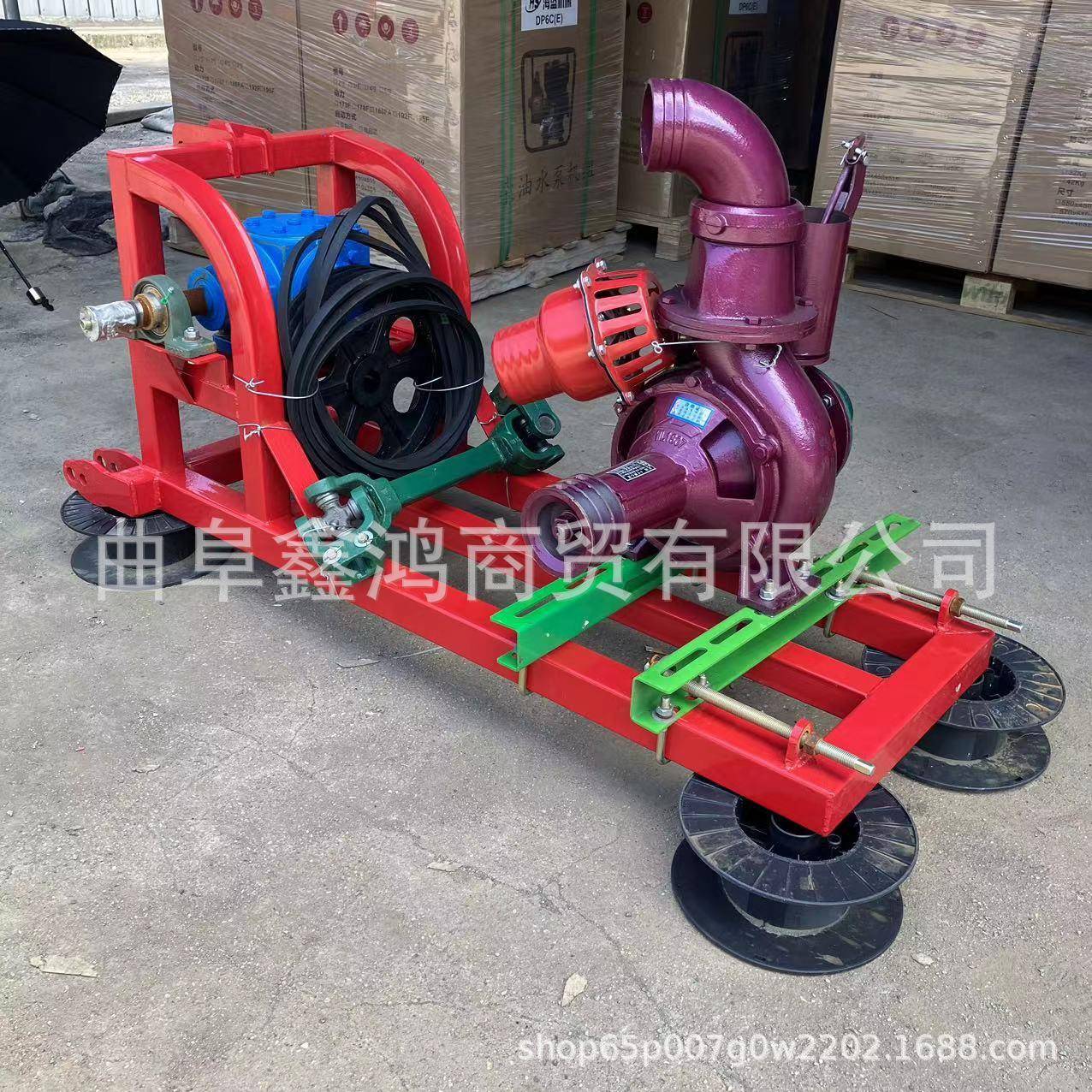 4寸压井离心泵拖拉机后输出带动 220方流量农业浇灌水泵