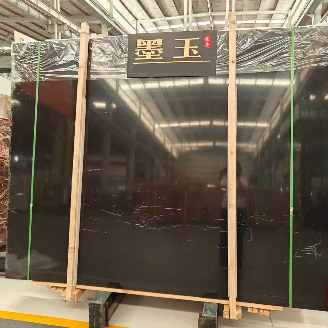 墨玉天然大理石背景墙洗手池台盆 窗台石材台面大理石板