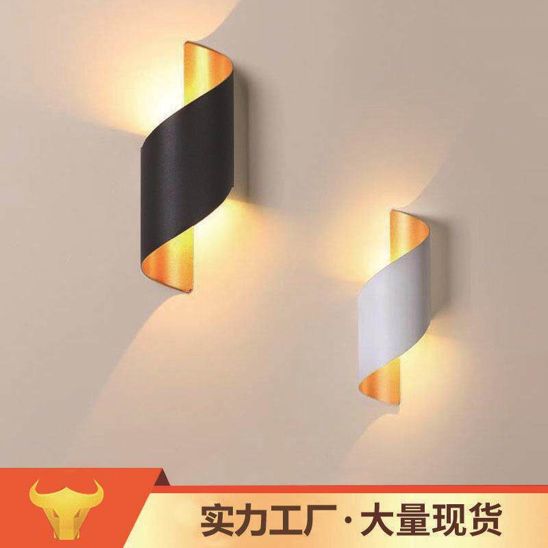 热卖led户外壁灯防水室内客厅背景墙灯创意上下光庭院过道门牌灯