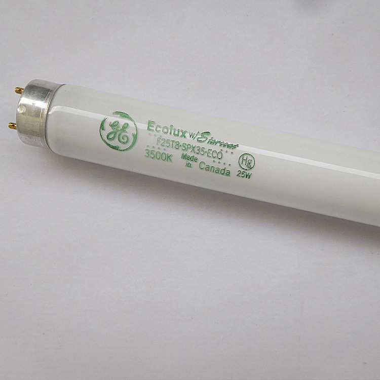 GE/通用电气 ECOLUX FL25T8-SPX35 ECO 3500K灯管 汞灯