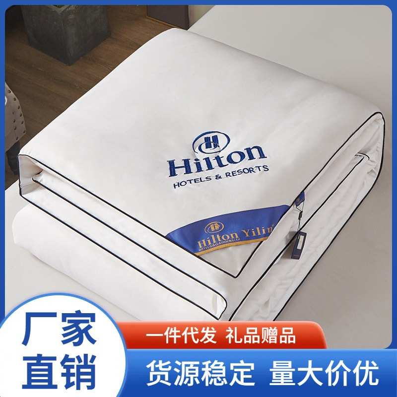 厂家直销蚕丝棉被春秋被加厚冬被超市 礼品被子酒店民宿被芯