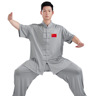 牛奶丝太极服丝滑垂顺练功服
