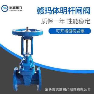 厂家销售Z41X-16Q球墨铸铁法兰软密封闸阀赣玛体明杆DN300锁闭