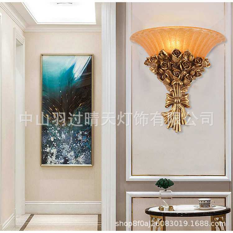 创意欧式别墅客厅入户玄关背景墙其它