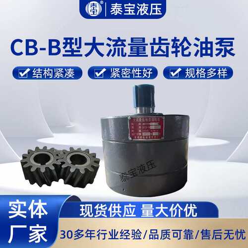 大流量油泵DXCB-B系列160~500 噪音大流量齿轮油泵 型号齐全