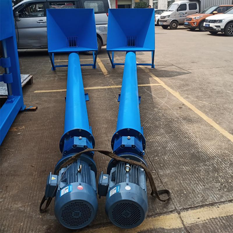 厂家生产输送设备颗粒螺旋上料机全自动提升机蛟龙粉体上料