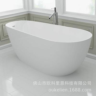 AR欧科里恩亚克力人造石 一体成型人造石浴缸盆源头厂家外贸出口