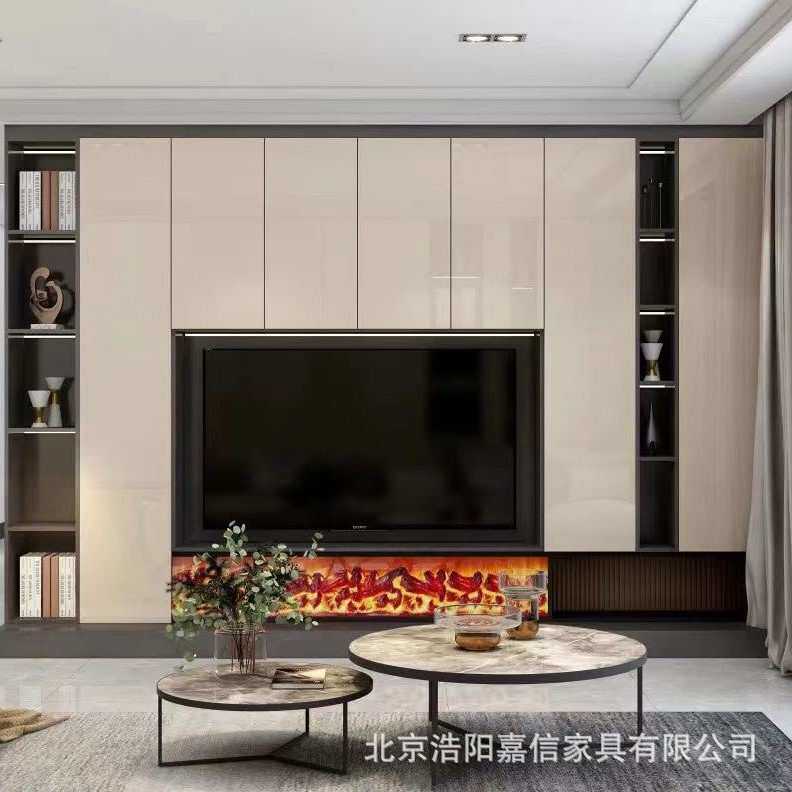 源头厂家全屋定 制爱格板柜体爱格板肤感门板电视墙柜展柜北京