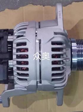 适用约翰迪尔挖机发电机AT387574发电机0124655013发电机24V110A