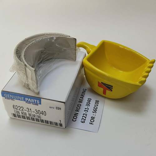 连杆瓦6222-31-3040适用KOMATSU挖掘机PC300-5-6/6D108发动机配件