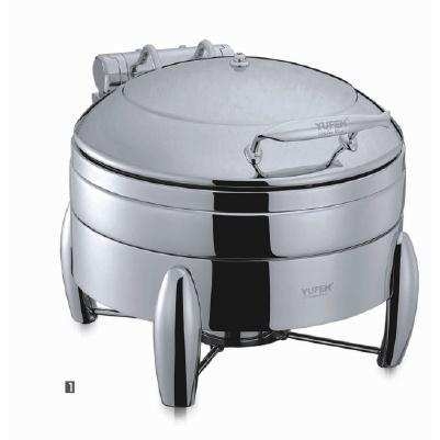 YUFEH宇辉3040F长方形液压翻盖可视自助餐炉电加热保温炉布菲炉