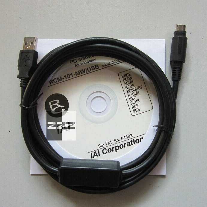适用IAI电缸驱动器 编程电缆 艾卫艾 M型8针接口 RCM-101-USB