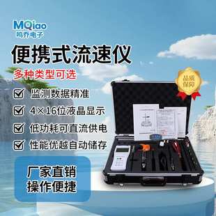 便携式流速仪手持水流速测仪河道排污水流监测高精度水流量测量仪