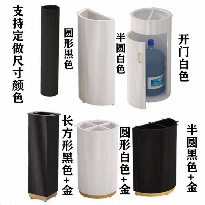 铁艺桌腿岩板茶几吧台底座金属罗马柱半圆支撑柱餐桌桌脚支架