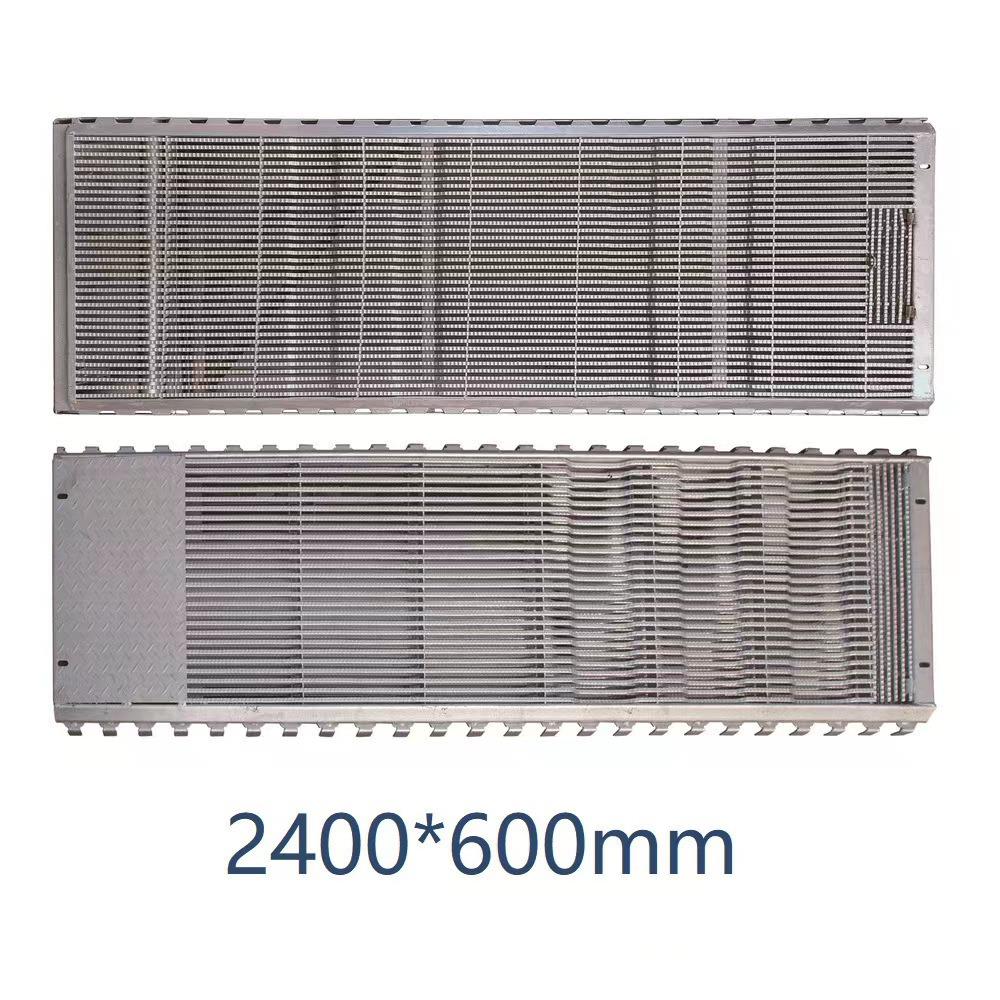 猪用漏粪板整体热镀锌产床用不伤母猪奶头三棱钢漏粪板