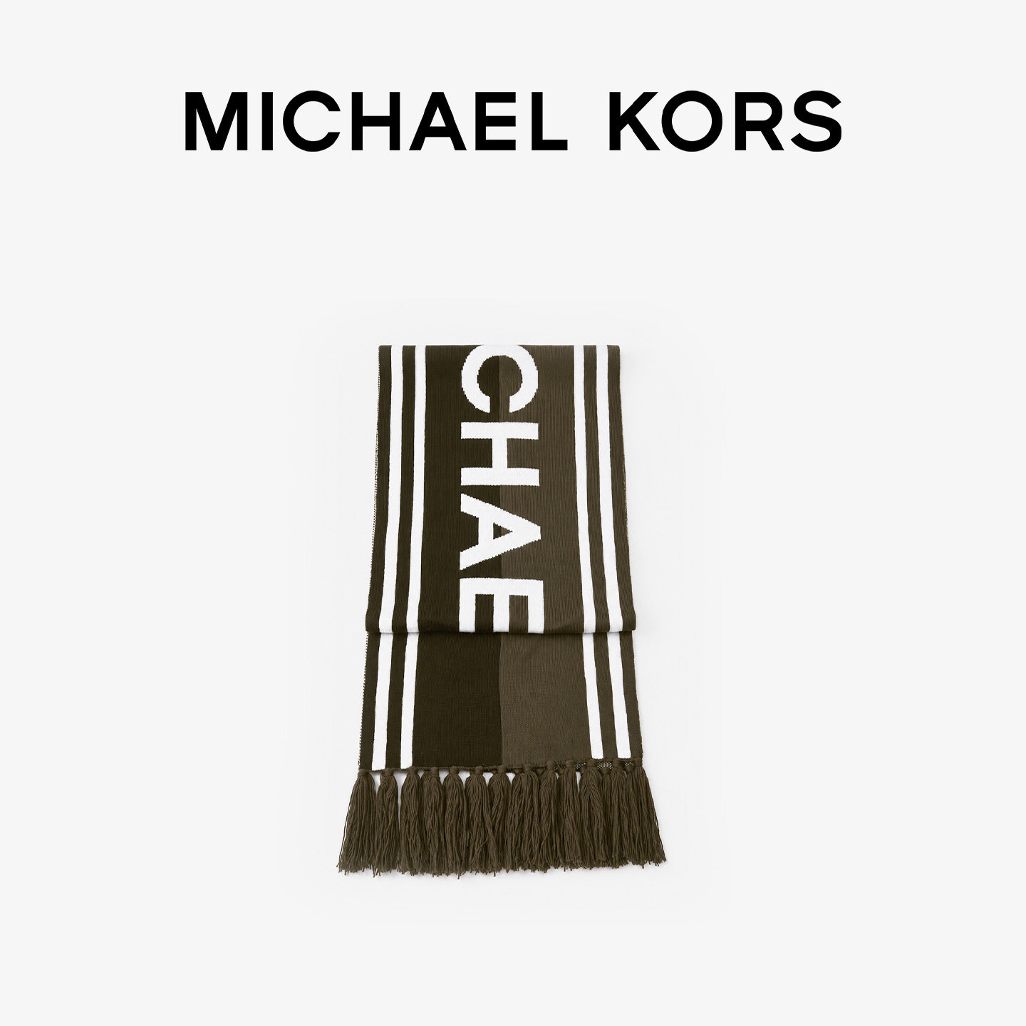 MICHAEL KORS mk官方26年秋冬新款满印字母女士围巾时尚保暖披肩