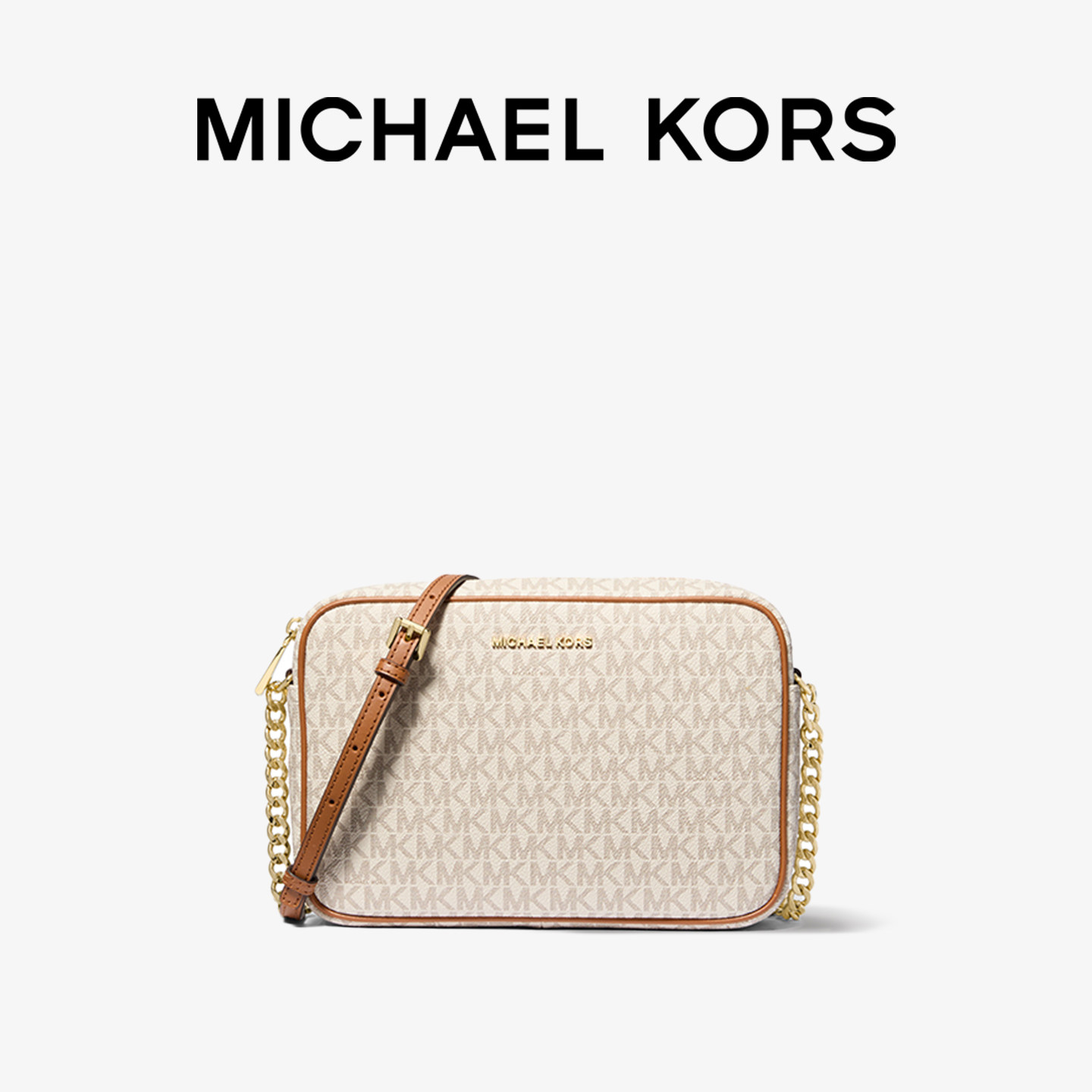 【圣诞礼物】Michael Kors中号女士包包老花单肩手提斜挎包