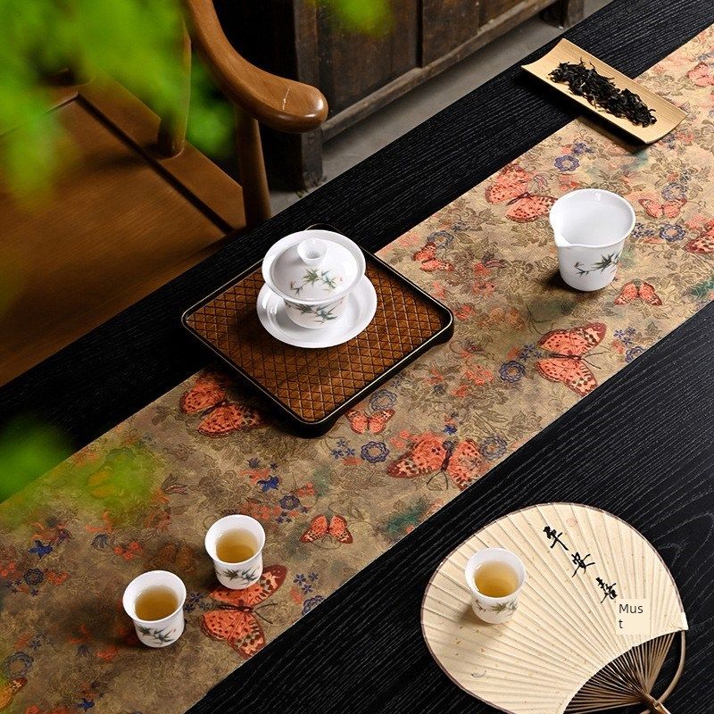 民族风格双面茶垫防水茶垫桌旗禅茶旗茶道配件,居家布艺,茶席,淘宝优惠券,粉丝福利购,淘宝优惠卷