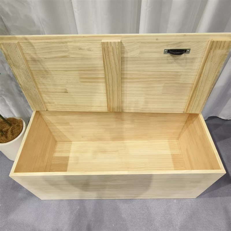 实木收纳箱收纳箱飘窗柜地台柜箱体床榻榻米拼床定制