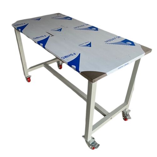 不锈钢工作台工厂车间装配实验桌耐磨打包承重简易带轮子移动推车