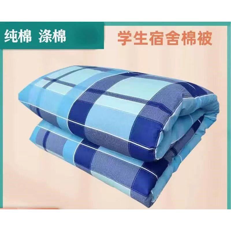 被子宿舍单人学生新款棉被上下铺保暖条纹格子P被工地劳保单位住