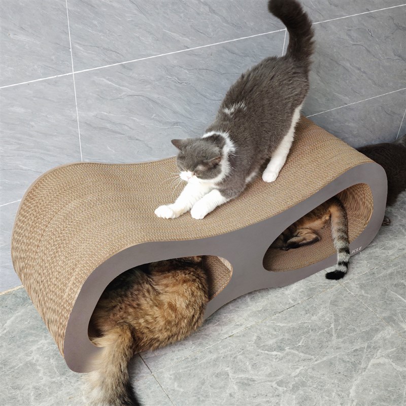 猫抓板窝结实耐磨不掉屑特大号双层瓦楞纸磨爪器猫沙发宠物猫玩具