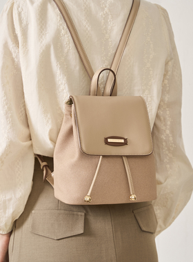 韩系ins小型双肩包学生秋冬20B24新款背包女生学院风出游小巧书包