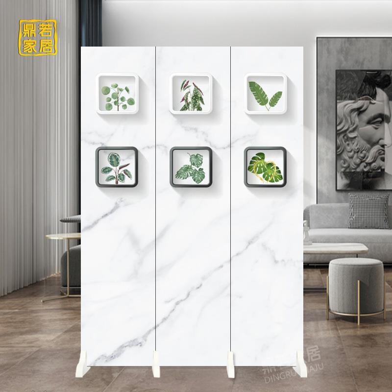 简易小屏风隔断墙北欧现代简约卫B生间折叠移动入户客厅遮挡玄关