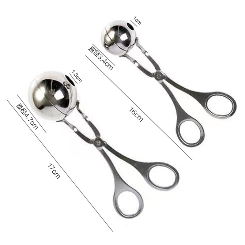 不锈钢304肉丸子摇饭团制作器家用做牛鱼肉丸Q挤压成型机挖勺神器