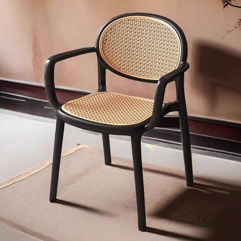 藤编椅子家用餐桌餐椅新靠背塑料休闲椅备用凳子餐饮商用扶手椅子,电子元器件市场,其它元器件,淘宝优惠券,粉丝福利购,淘宝优惠卷
