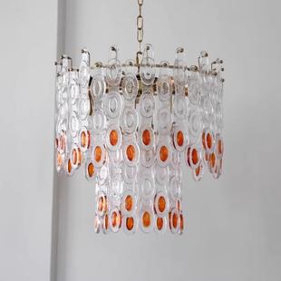 后现代轻奢艺术玻璃客厅书房店铺吊灯 Tharp卧室设计师款 法式 Lisa