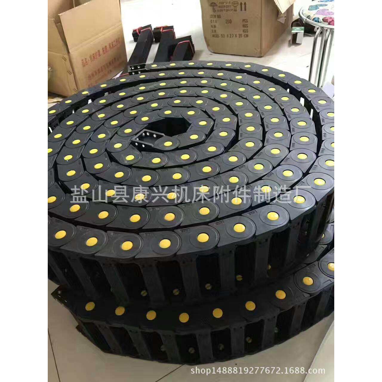 厂家常年机床工程塑料拖链电缆油管穿线尼龙拖链库存多发货快