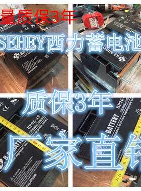 SEHEY西力蓄电池SH2500/2V500AH 储能