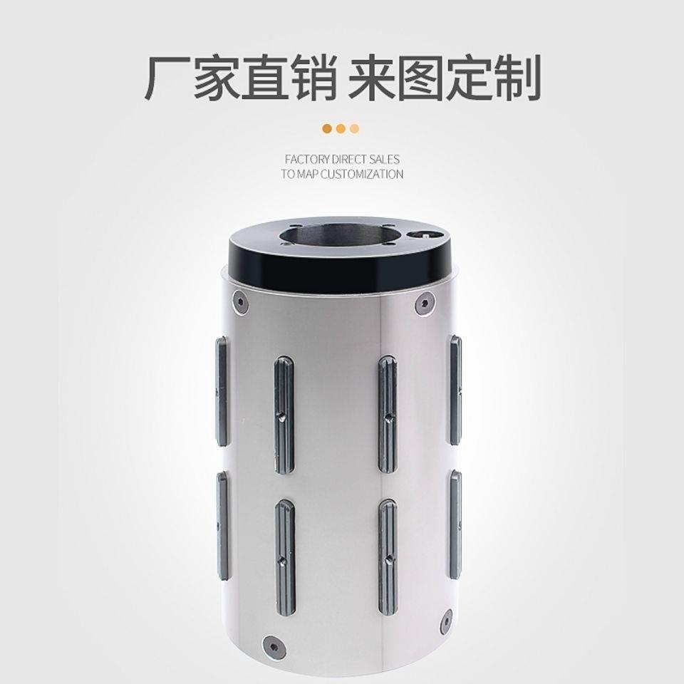 气胀套3转6寸英寸钢制气胀轴转接套瓦片式铝合金气涨套胀紧套