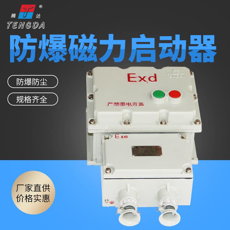 厂家40a,60a,100a防爆电磁力启动器 5.5kw电机防爆启动器