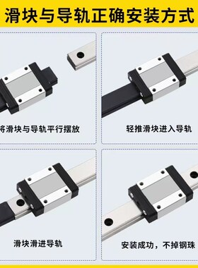 微型直线导轨滑块IAF IAC IAM IAJ 01 02 05 06 - H8 H10 H13 H16