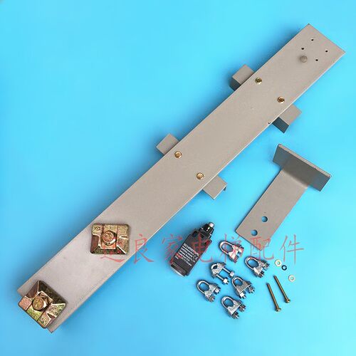 日立电梯底坑开关支架580张紧轮打板13K压码涨紧支架重锤坠限速器