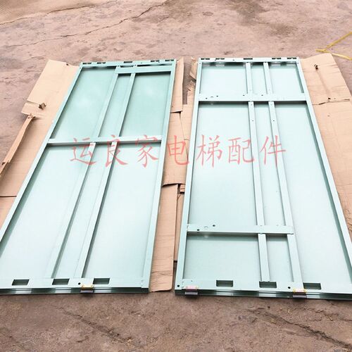 日立电梯货梯轿门淡青色1500开门扇2230*773一套旁开总装喷漆门板