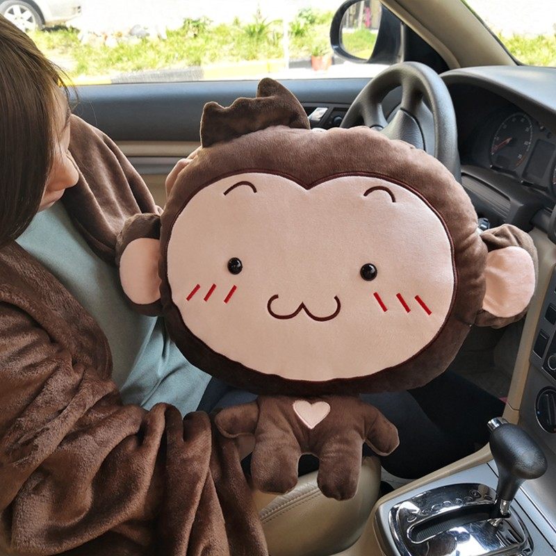 汽车抱枕被子两用车载枕头被子二合一毛毯四季通用暖手靠枕毯子冬,居家布艺,抱枕被,淘宝优惠券,粉丝福利购,淘宝优惠卷