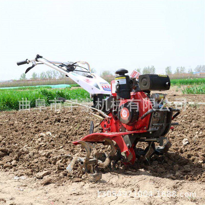 农田果园用旋耕除草机 小型耕地机 两驱微耕打地松土机