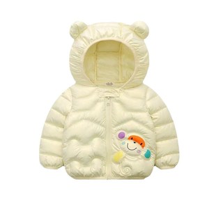 婴儿羽绒服女宝0一1岁轻薄款2儿童3中小童保暖棉衣4洋气5男孩外套