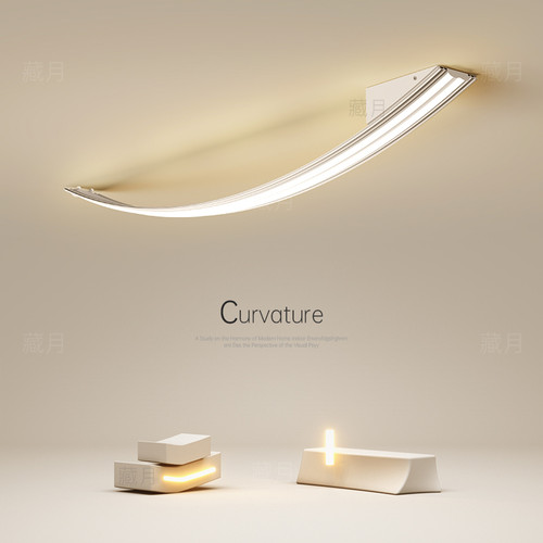 创意过道灯客厅走廊灯简约现代led吸顶灯长条玄关阳台灯中山灯具