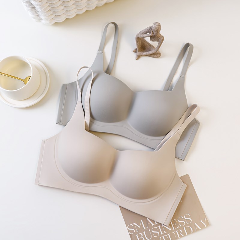 无痕内衣女收副乳防下垂聚拢小胸春夏文胸2023新款爆款薄款胸罩