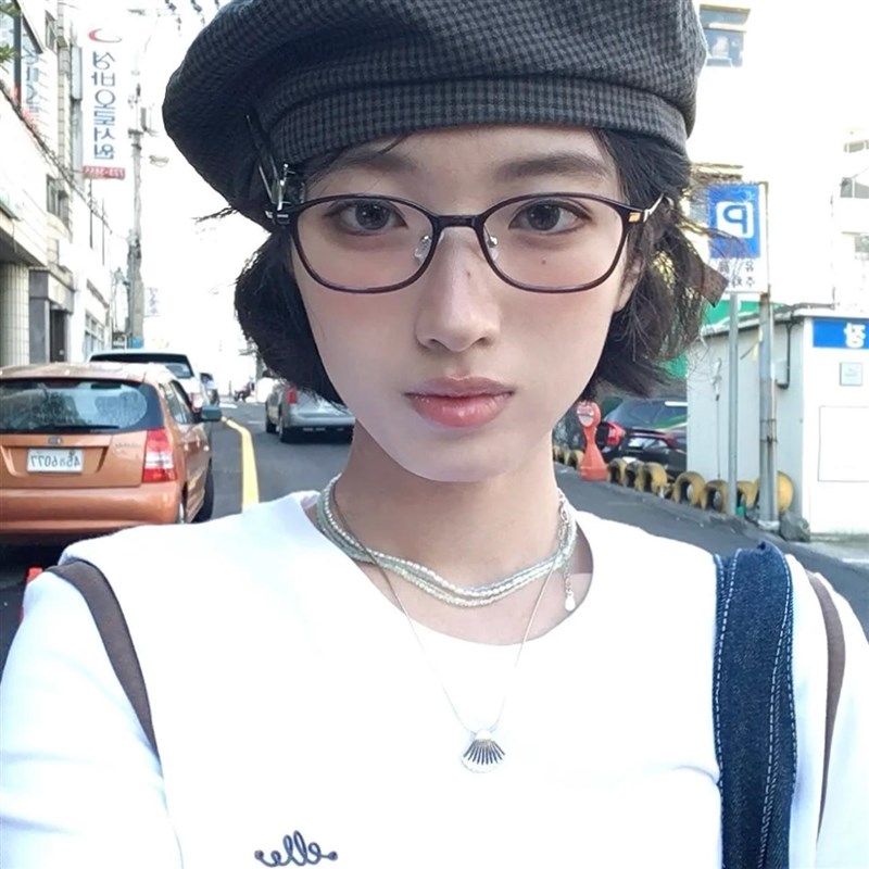 404的店韩版黑框小框眼镜女近视可配度数镜片素颜书呆子超轻镜架