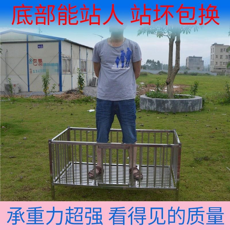 不锈钢鸡笼家用大号特大双层养殖笼大型鸡笼子家用室外鹅笼鸭