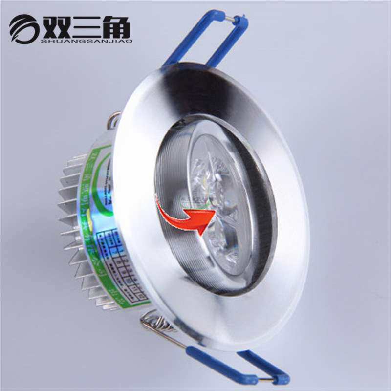 开孔55MM小3wLED天花灯  客厅家用嵌入式小射灯桶孔灯筒灯厂家