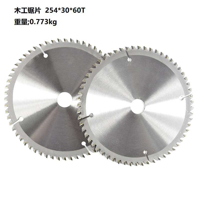 硬质合金切割片 TCT木工锯片通用软硬多功能圆锯片254*30*60T